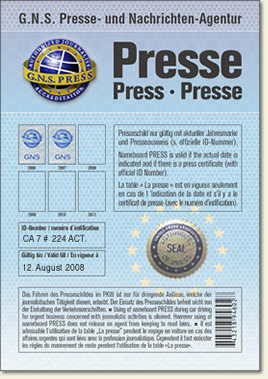 Presse PKW-Schild